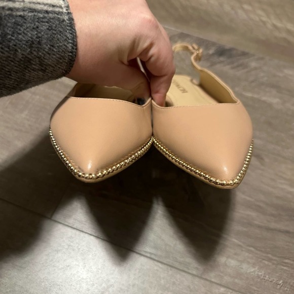 NEW Coach Vae Skimmer Flat Beechwood 5.5 - Picture 4 of 6